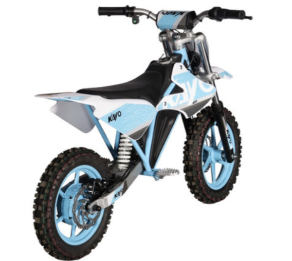 Kayo Dirtbike Elektro KMB Lithium 48 V / 7,8 Ah Kindermotocross Narbenmotor Lithium Power Modell Captain Amerika verfügbar